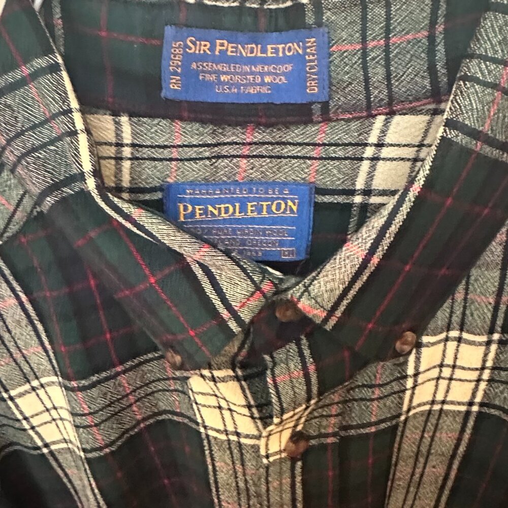 Pendleton Clan Murray Wool Tartan Button Down Shi… - image 4